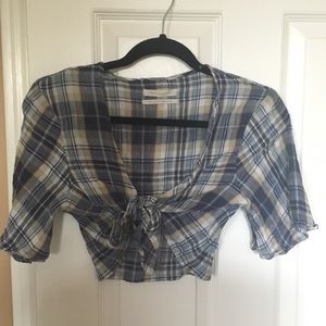 Plaid Crop Top